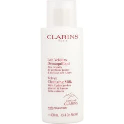 Clarins Velvet Cleansing Milk With Alpine Golden Gentian & Lemon Balm Extracts